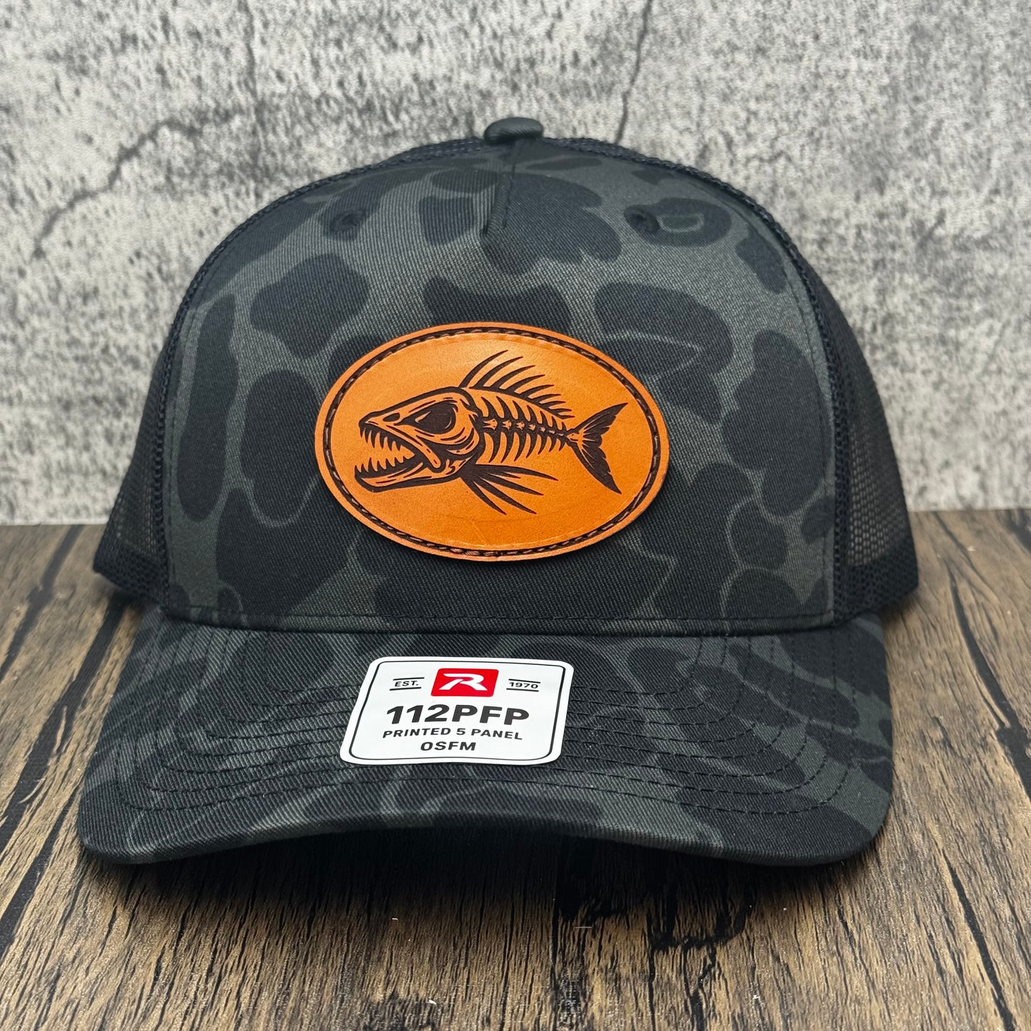 Blackwater Bonefish Leather Patch Hat
