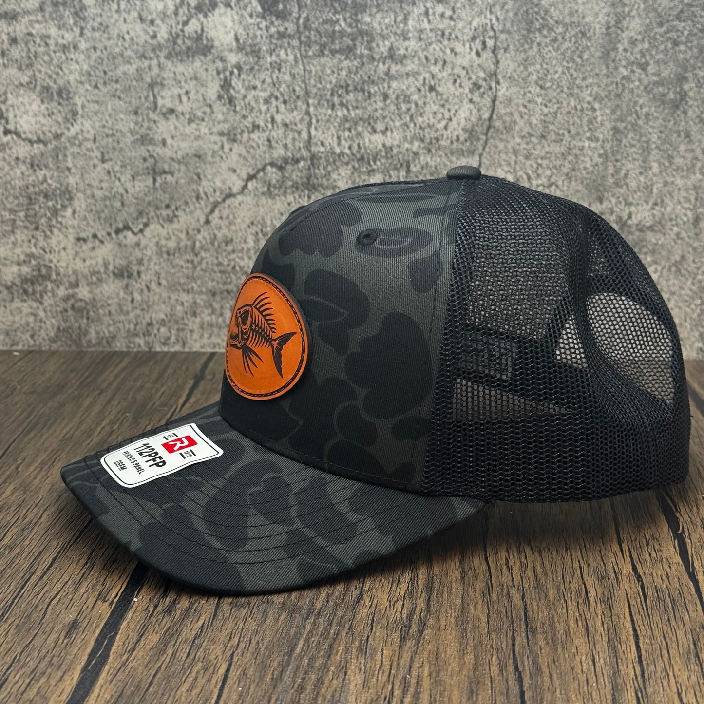 Blackwater Bonefish Leather Patch Hat